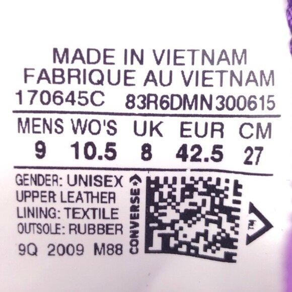 Converse x Joe Freshgoods Pro Leather Hi Sneakers 10.5 - Picture 8 of 13